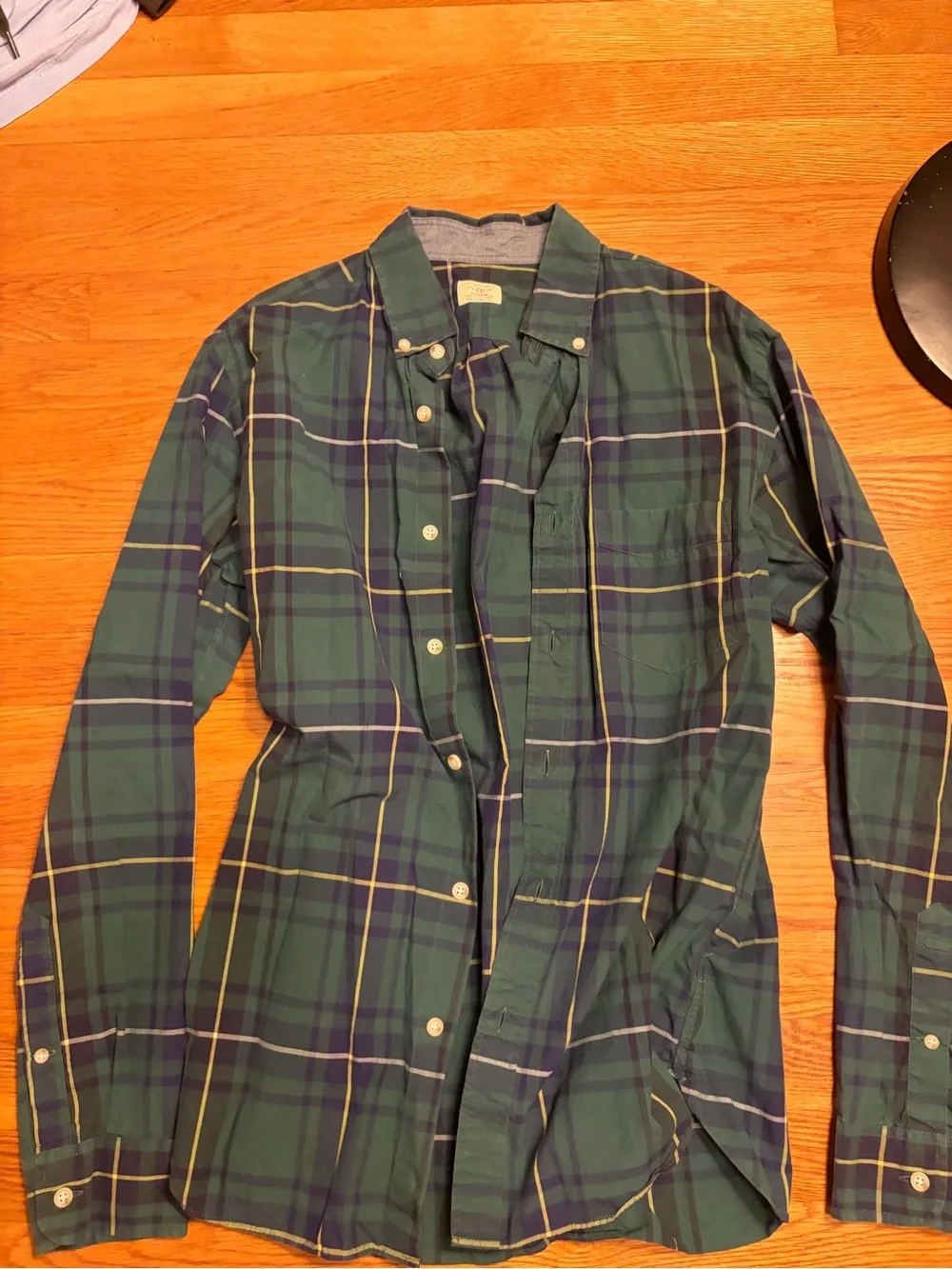 J. Crew lightweight plaid